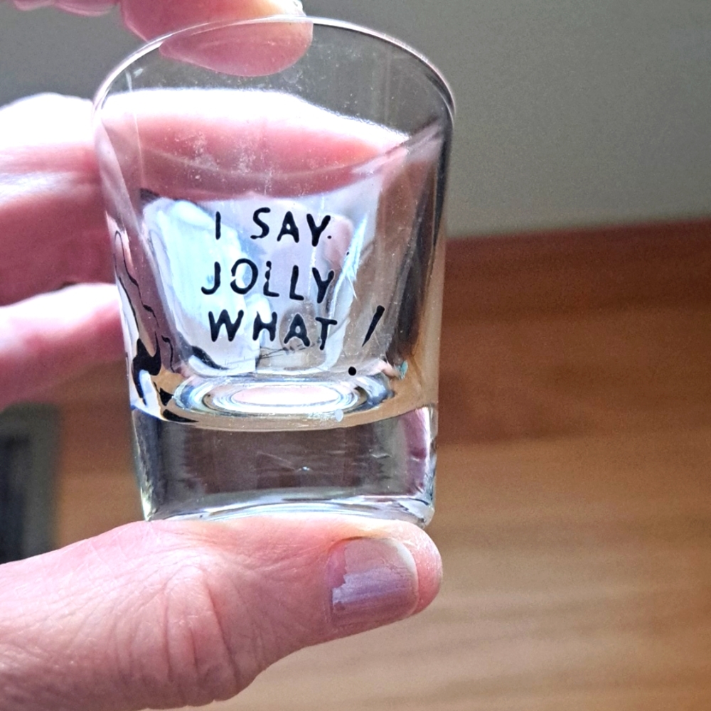 Set 6 Vintage MCM "Googly Eyes" Shot Glasses - Picture 3 of 7